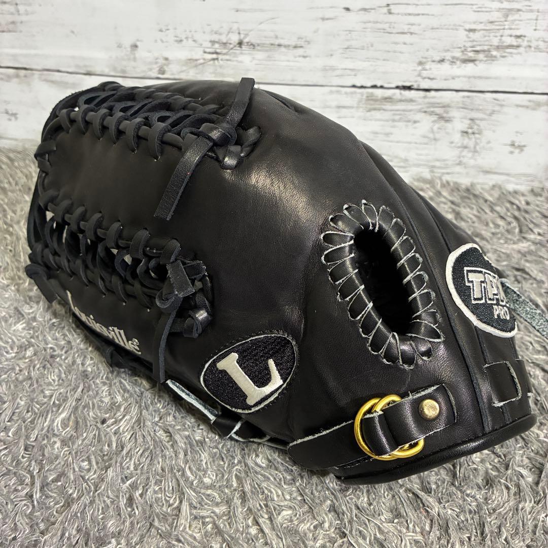 【美品】TPX Pro ルイスビルスラッガー 硬式 外野手 左投げ ブラック