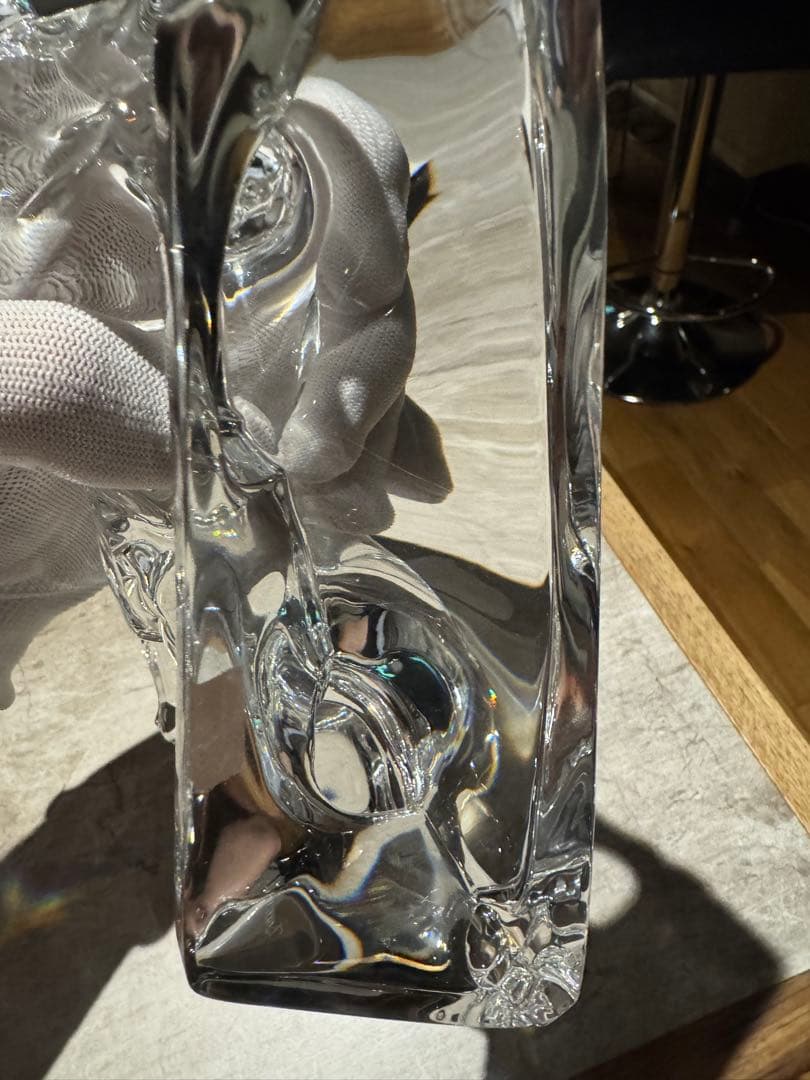 Baccarat クリスタル馬の彫刻