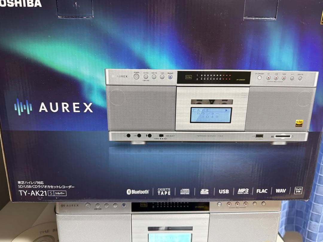 TOSHIBA TY-AK21 CDラジカセ シルバー