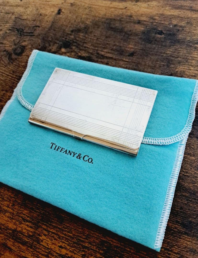 ティファニー 鏡面 名刺入れ ミラー カードケース