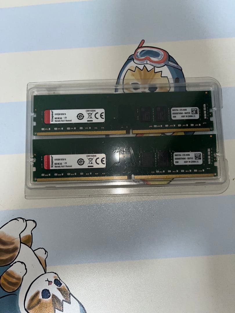 パ*実様 DDR4 16GBメモリ2枚セット(32GB)