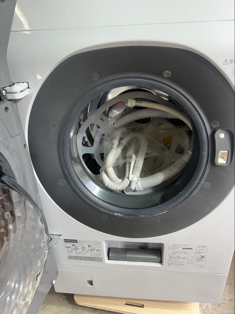 【クリーニング済み✨】シャープ ドラム式洗濯機 ES-W111-SL（左開き）
