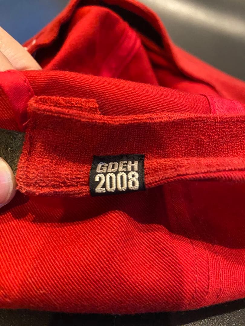 当時物　good enough コットンキャップ　レッド