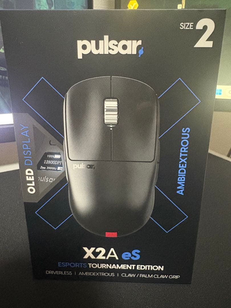 Pulsar X2A eS ゲーミングマウス サイズ2 新品