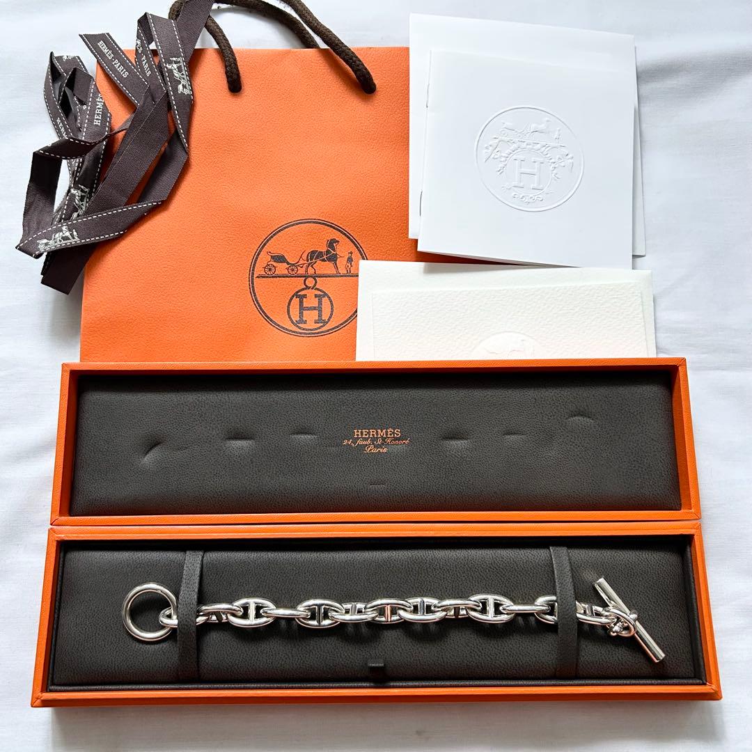 ■K■HERMES シェーヌ・ダンクル　GM13 シルバー925