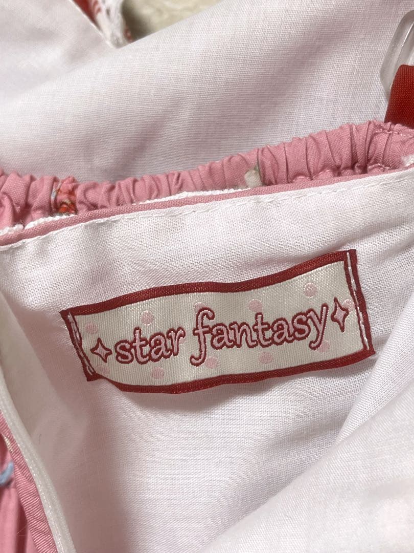 さくらんぼ チェリー柄 赤 ピンク ロリィタ ジャンパースカート 中華ロリータ