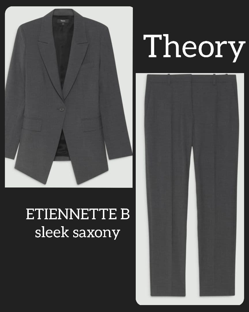 【美品】Theory　ETIENNETTE B　スーツ　セットアップ　 346