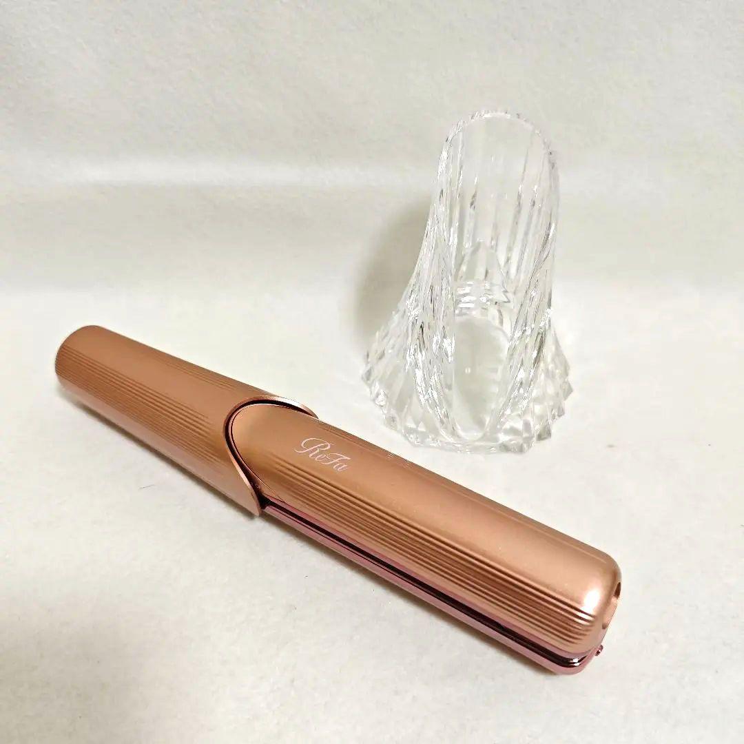 ☆スタンド付き☆ ReFa フィンガーアイロン ミニ　ローズゴールド