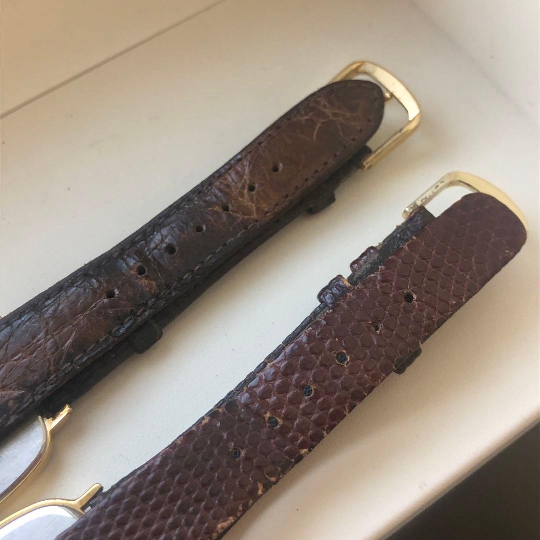 ロンジン　クラシック ゴールド スクエア 時計 2点セット