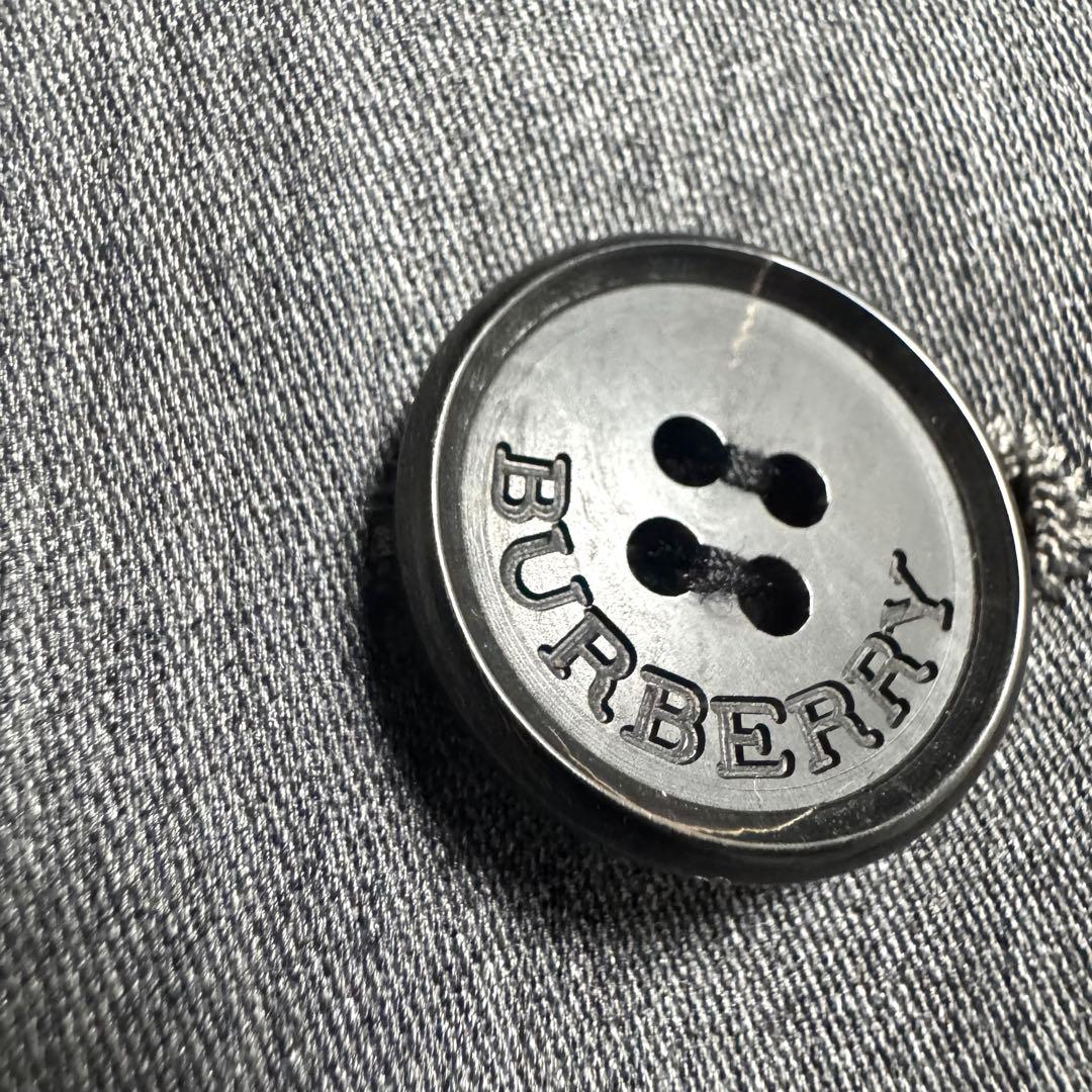 バーバリーロンドン パンツスーツ セットアップ テーラード 2B グレー M〜L