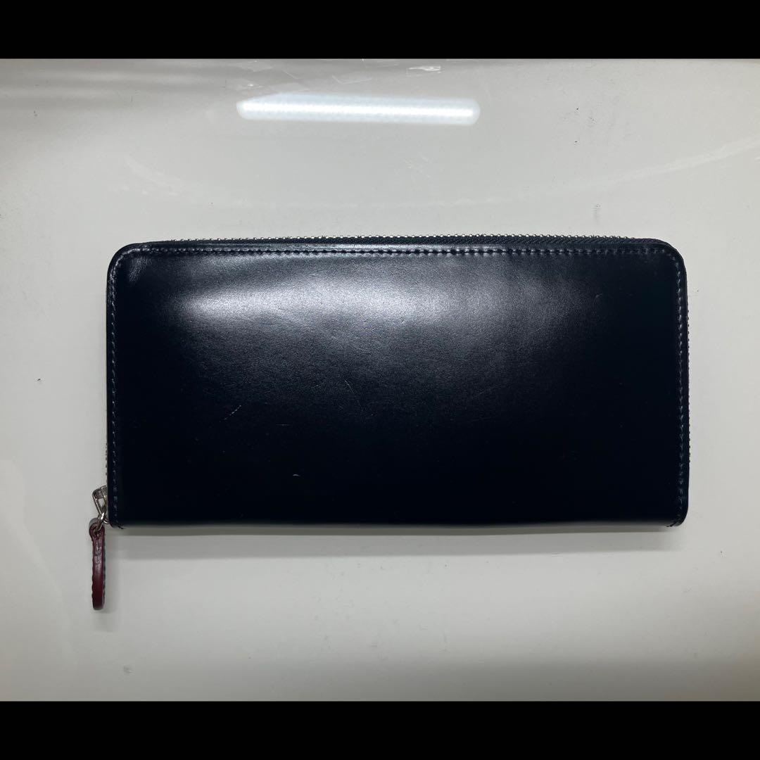 GANZO / CORDOVAN ラウンドファスナー長財布