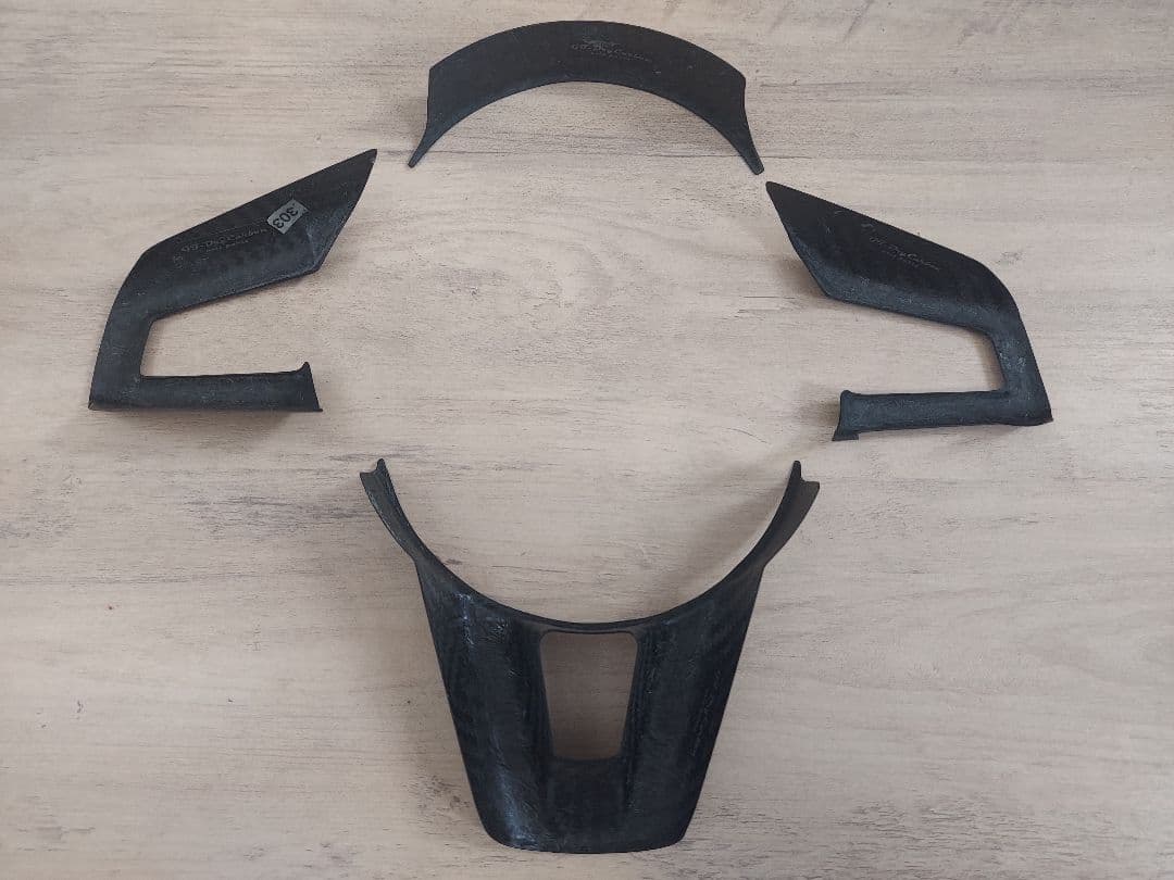 アクシスパーツ　NDロードスター　ステアリングカバー　艶消し　左スイッチあり