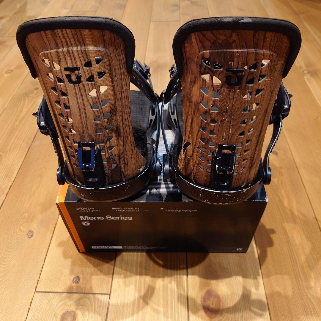 UNION Force スノーボードビンディング ブラック/ウッド