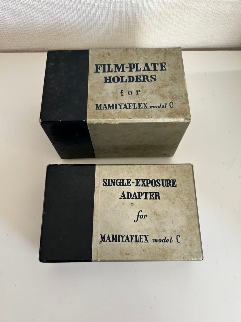 Mamiyaflex model C アダプター＋プレートホルダー4枚