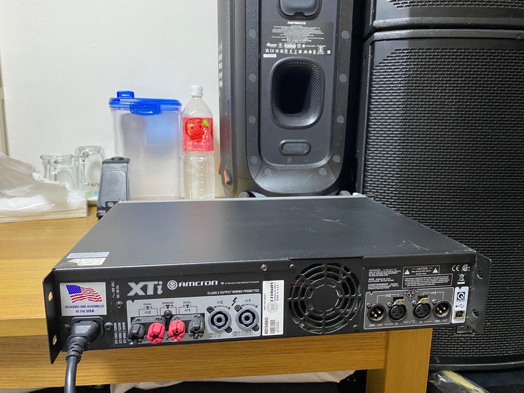 Amcron XTi4000 DSP内蔵 2Ω負荷対応 1600W＋1600W