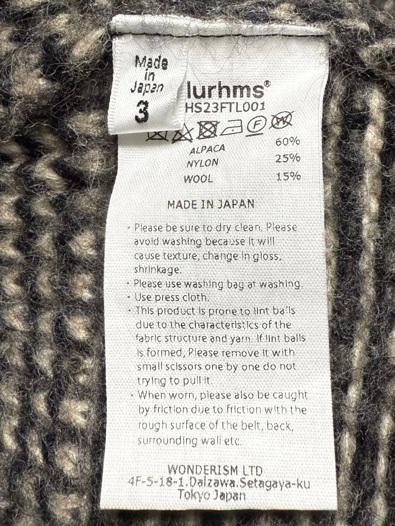 トップス blurhms Alpaca Bird's-eye Knit