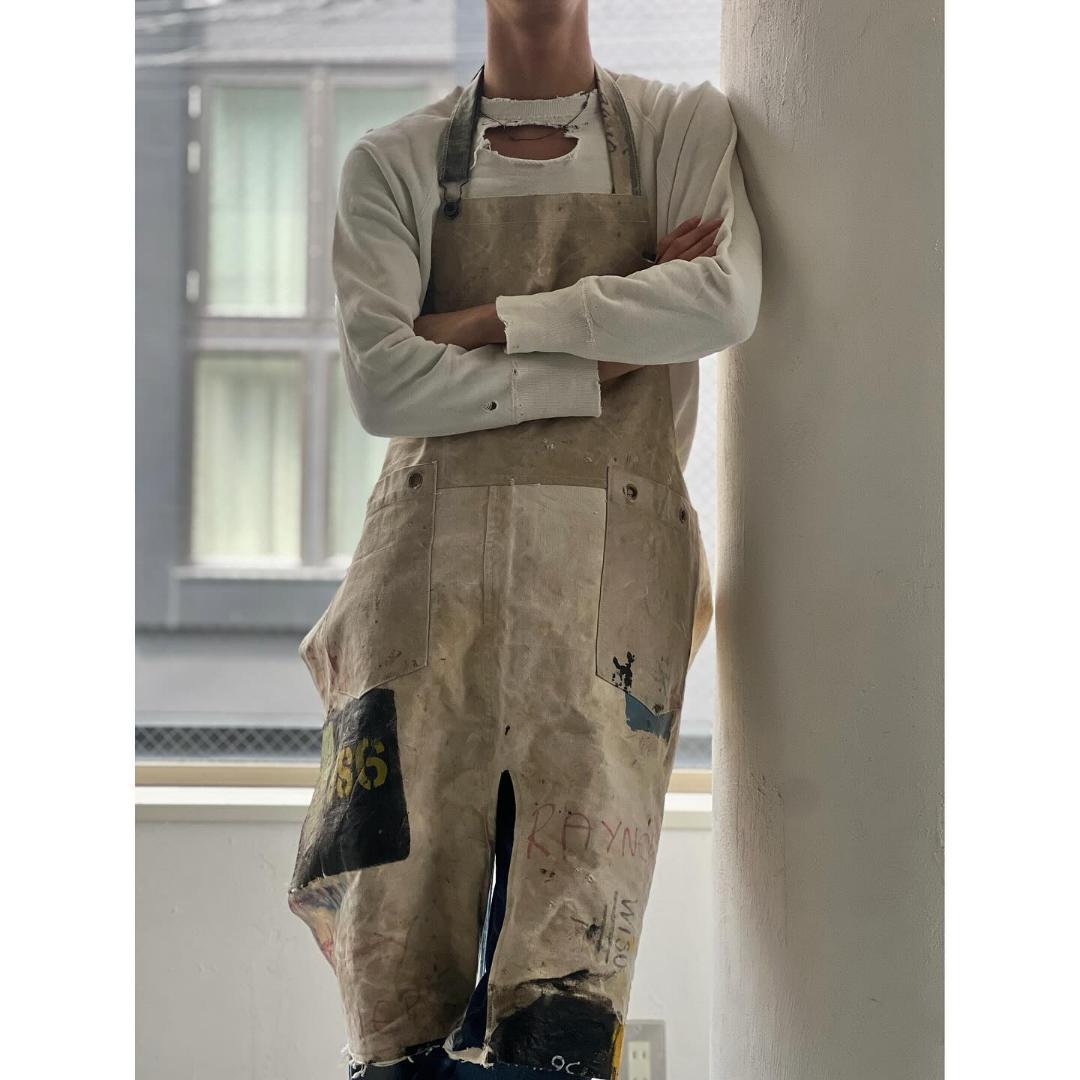 一点モノ古着　ウェルディングエプロン