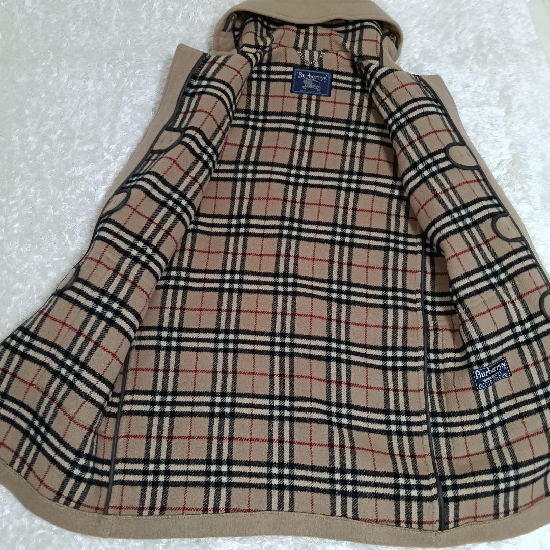 【希少】バーバリー ダッフルコート フード ノバチェック イギリス製