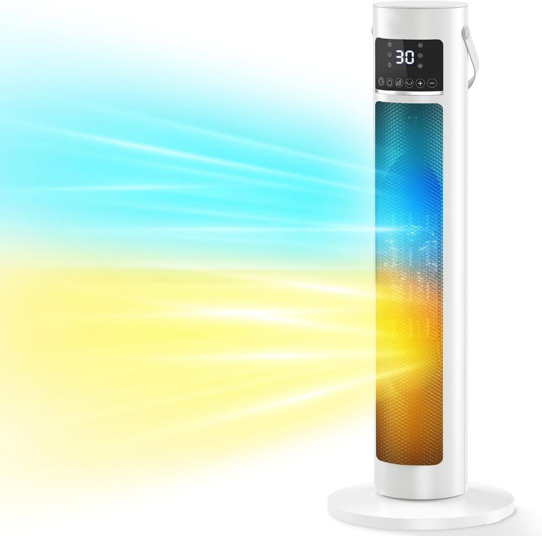 大人気❣️ セラミックヒーター 電気ファンヒーター セラミックファンヒーター