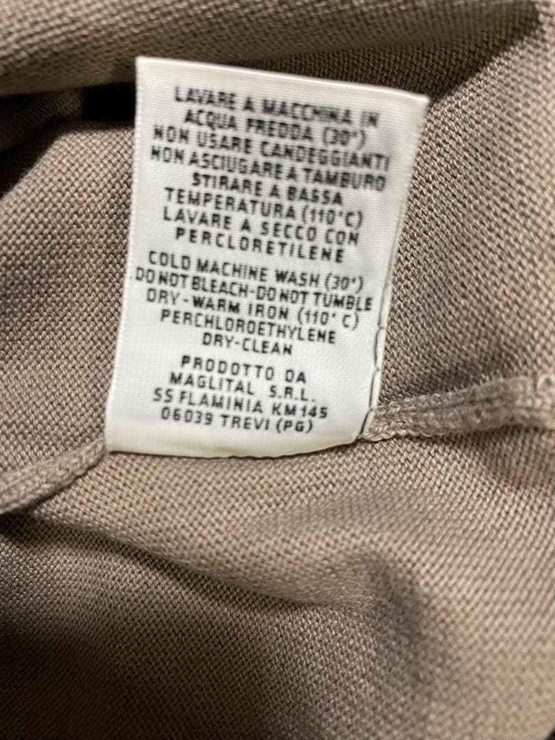 Cruciani クルチアーニ コットン ハイゲージ ニット クルーネック 50