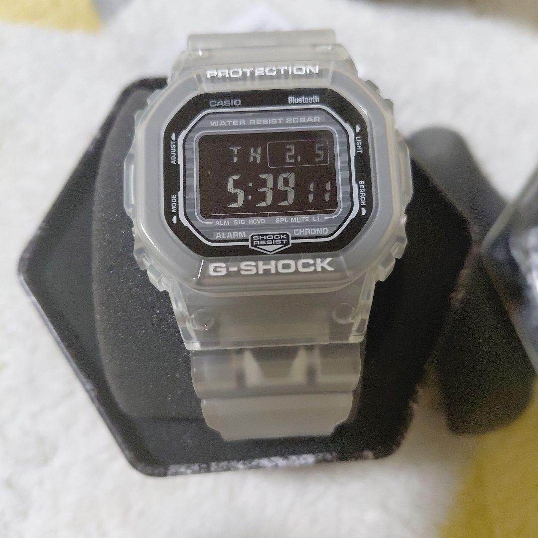 G-SHOCK Bluetooth 腕時計 クリア/ホワイト新品