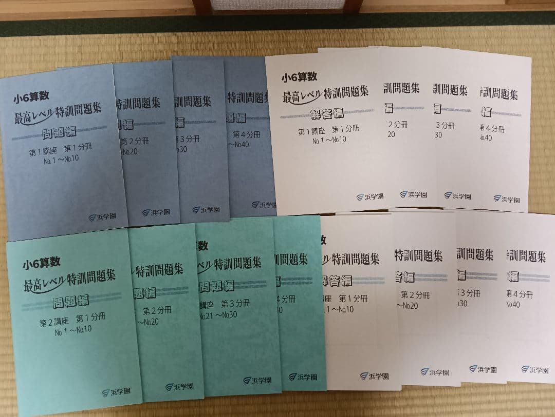 浜学園小6最高レベル特訓問題集