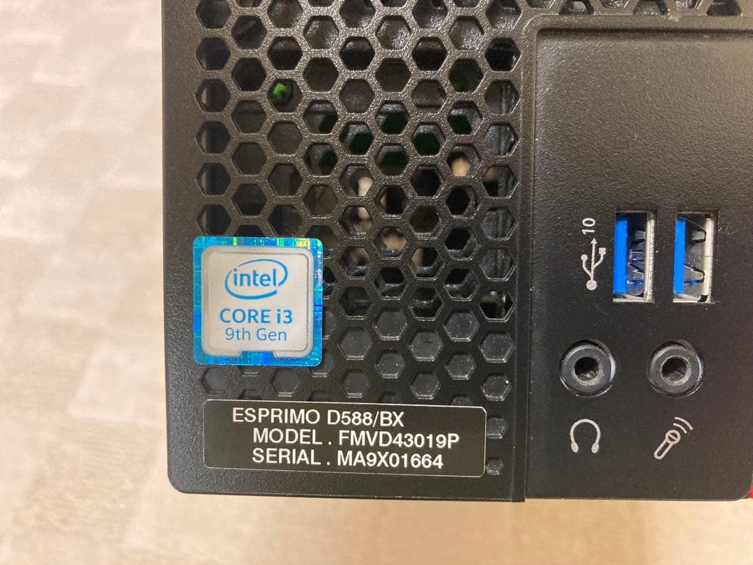 Windowsデスクトップ FUJITSU ESPRIMO D588/BX GTX1050ti m.2