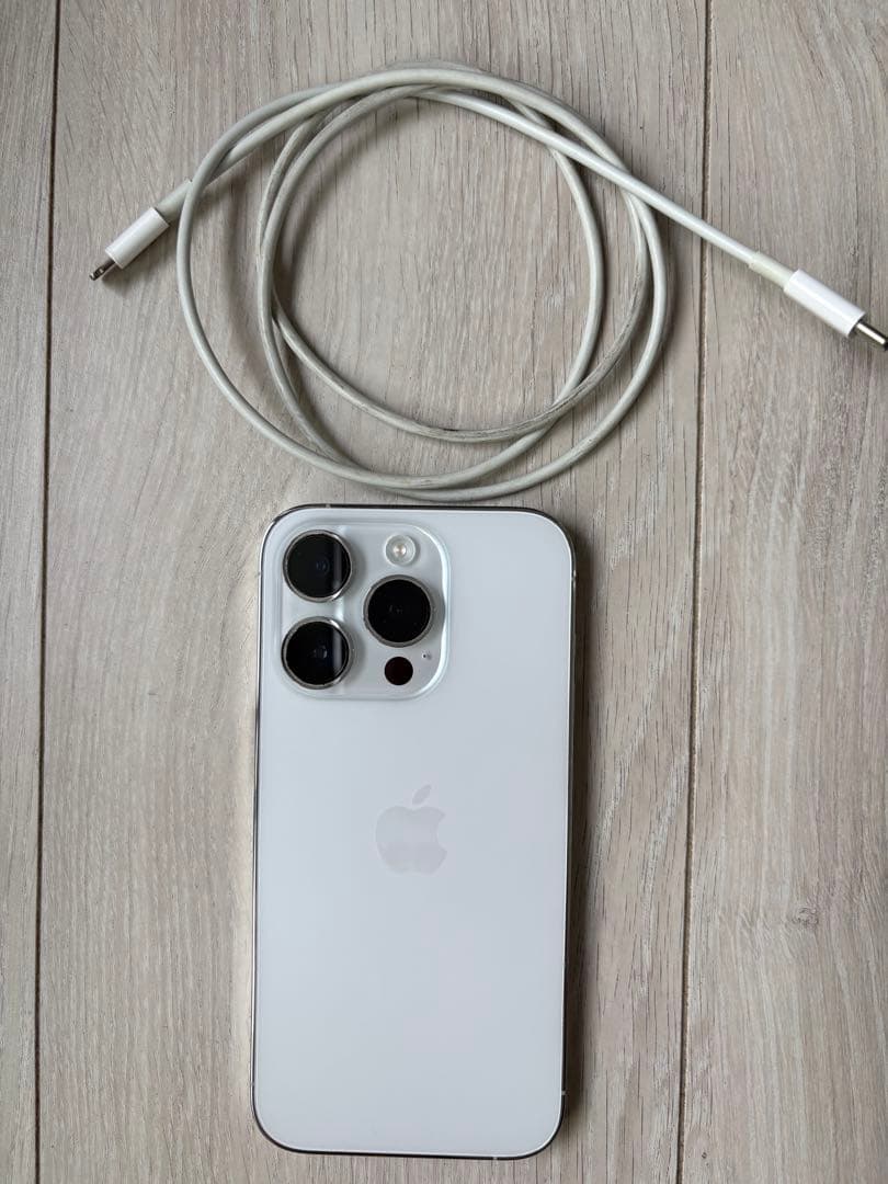 美品 iPhone 14Pro 128G SIMフリー ケーブル付