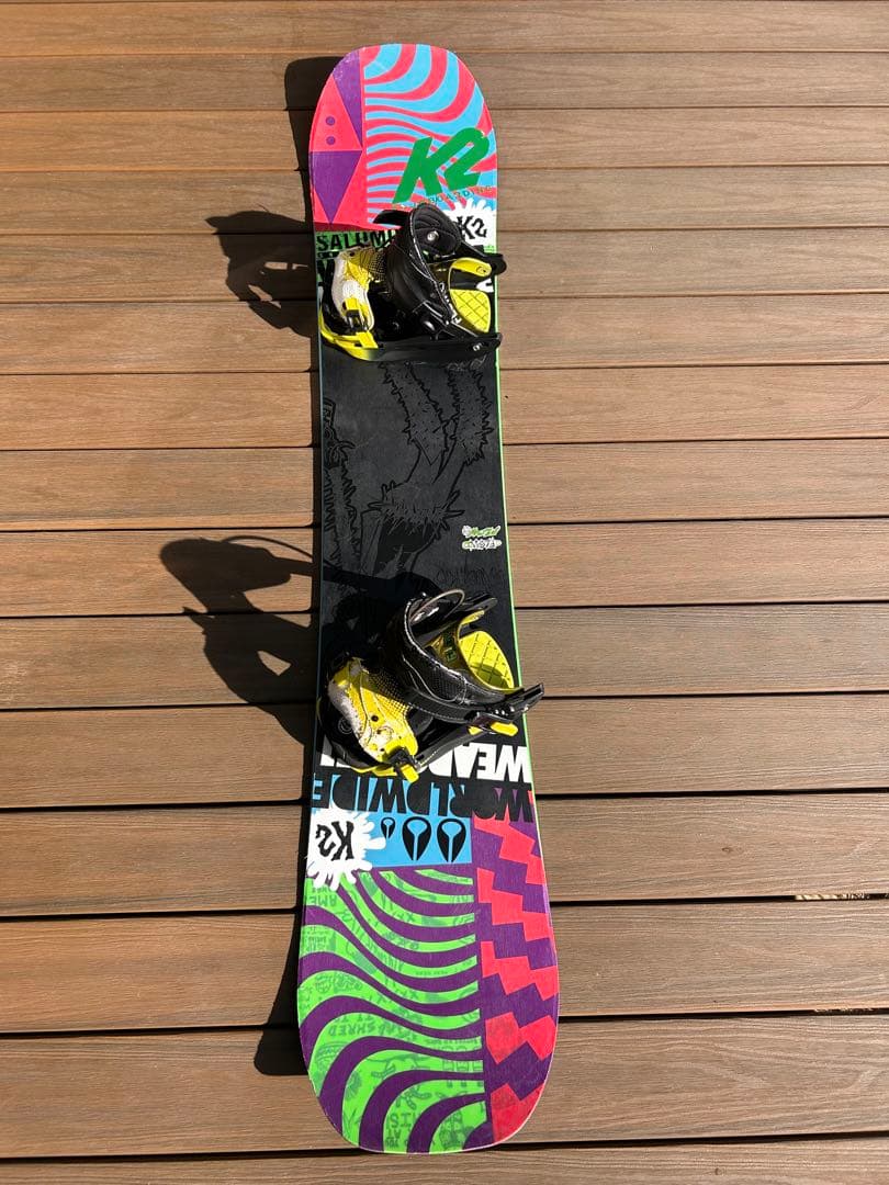 【値下】K2 スノーボード バインディング付きセット