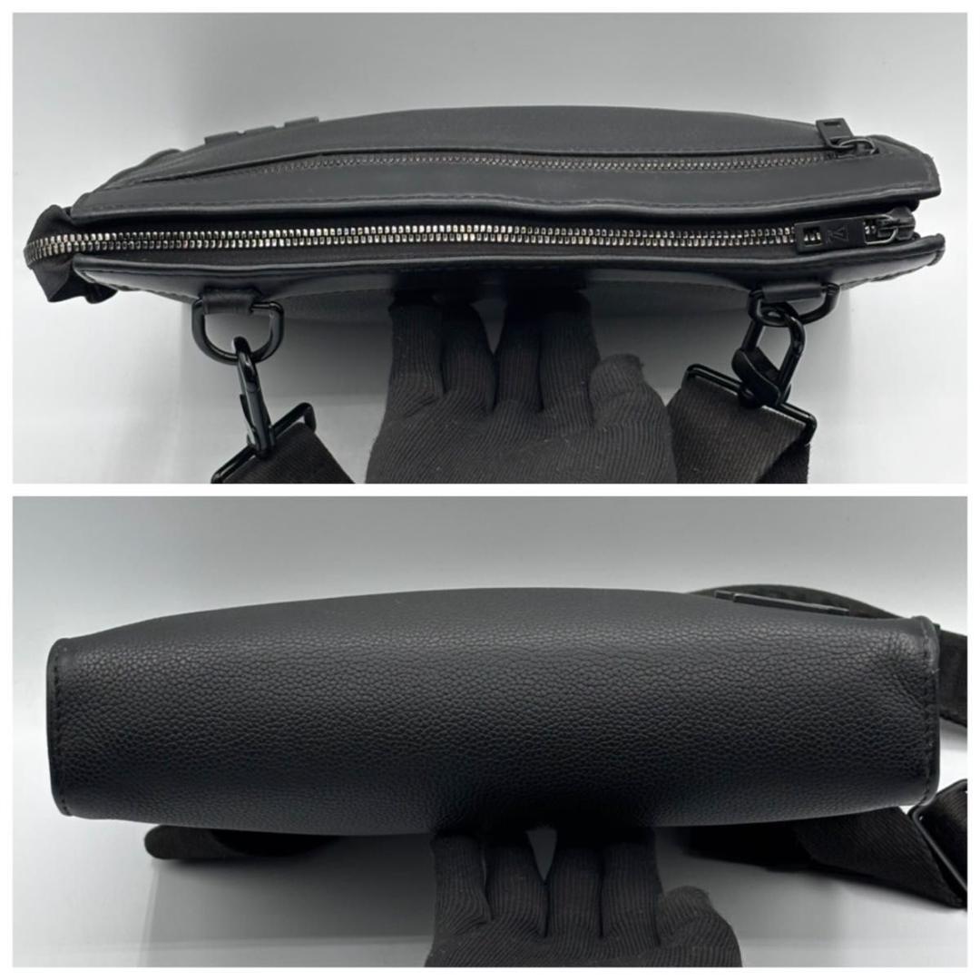 鑑定済 ルイヴィトン メッセンジャー 黒 アエログラム ショルダー ポーチ付