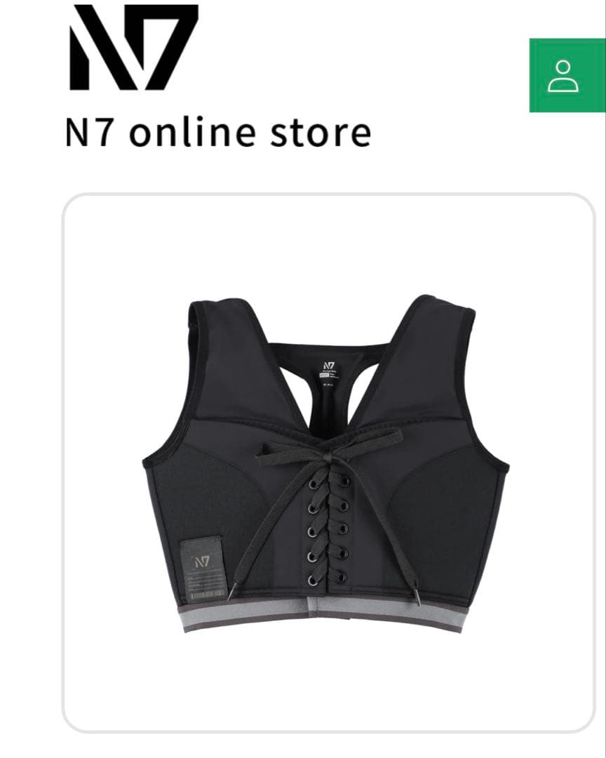 N7 スポブラ ブラック ひなちゃんねる