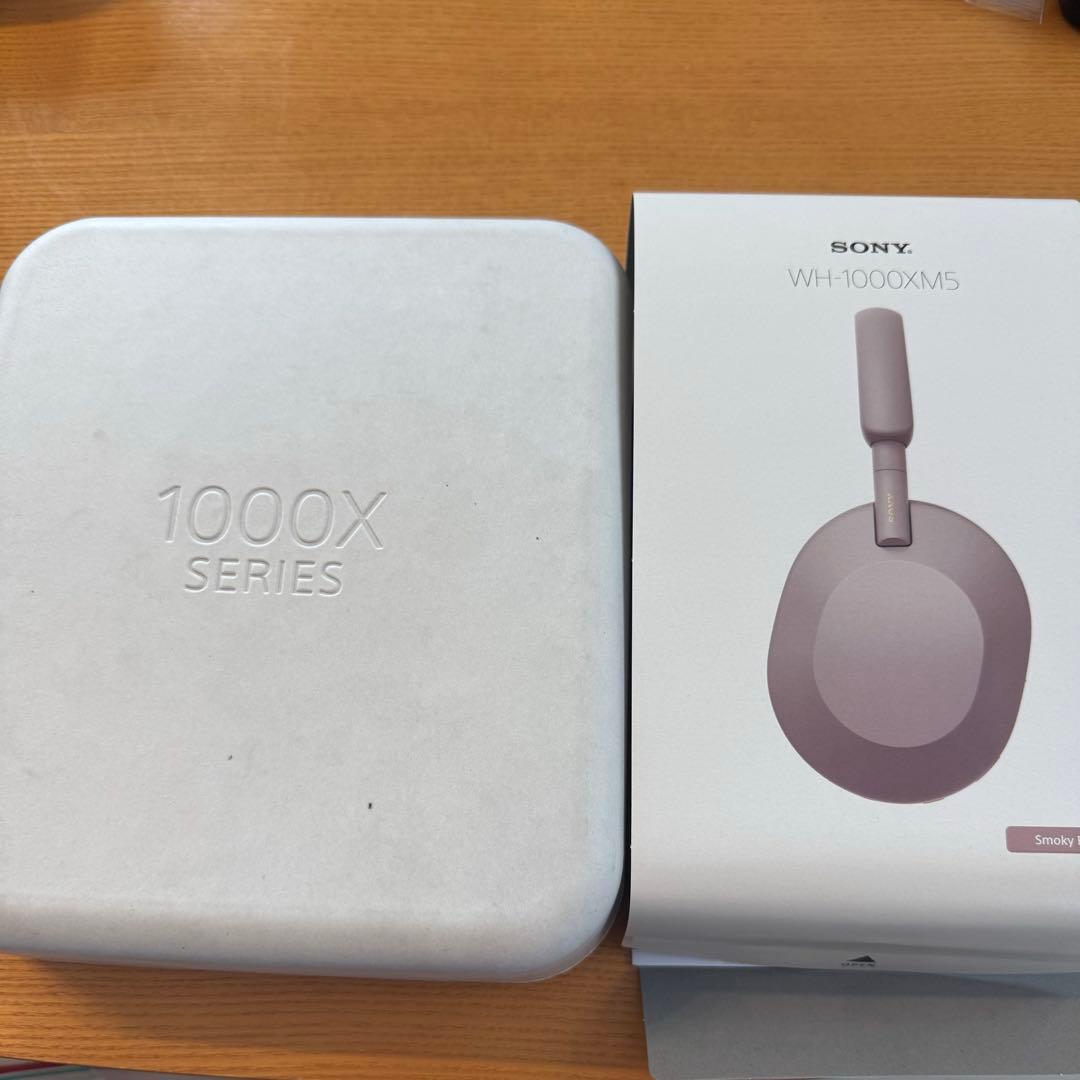 新品未使用品　SONY ソニー WH-1000XM5 スモーキーピンク　開封済み