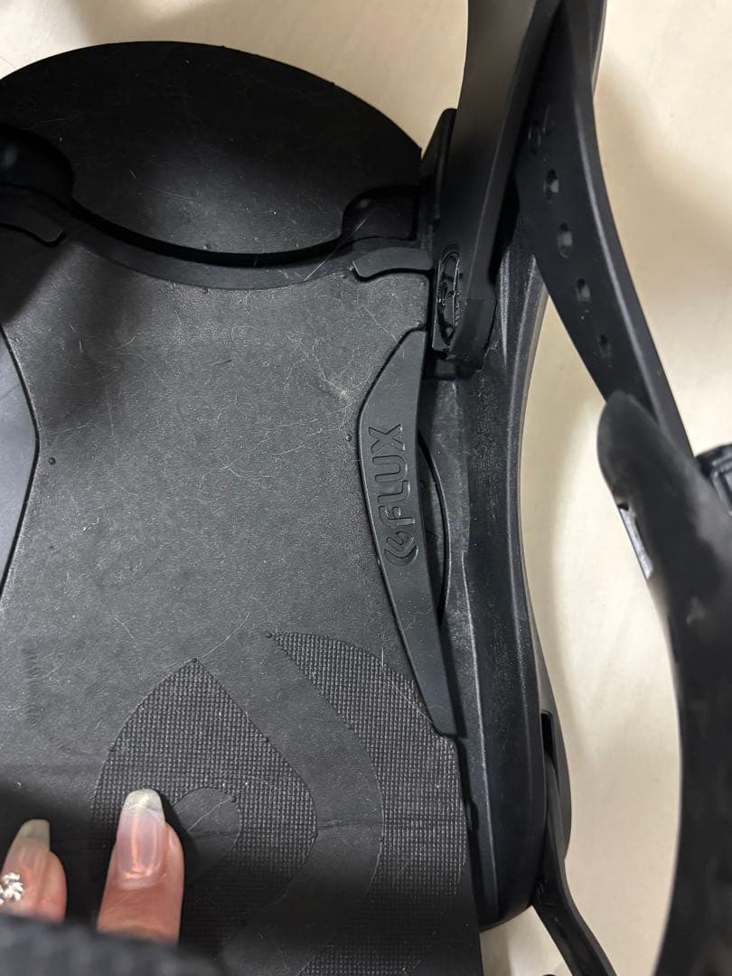 【美品】FLUX スノーボードビンディング ブラック