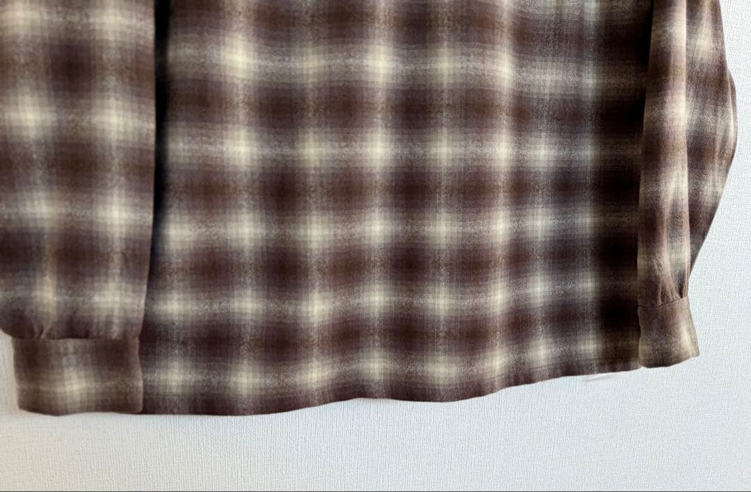 超超スペシャル 60s ペンドルトン オンブレ チェック シャツ L ブラウン