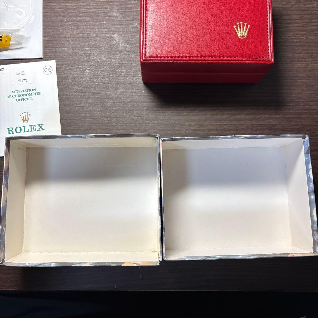 ROLEX 時計用レッド内外箱セット