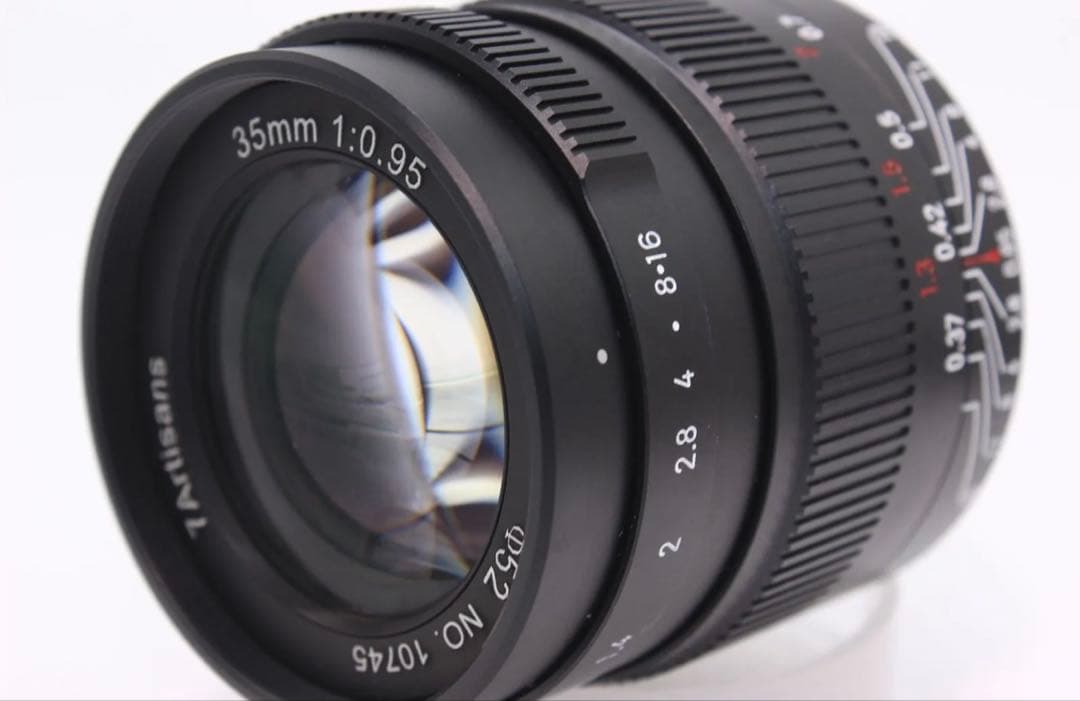 七工匠 7Artisans 35mm F0.95 単焦点レンズ ソニーe