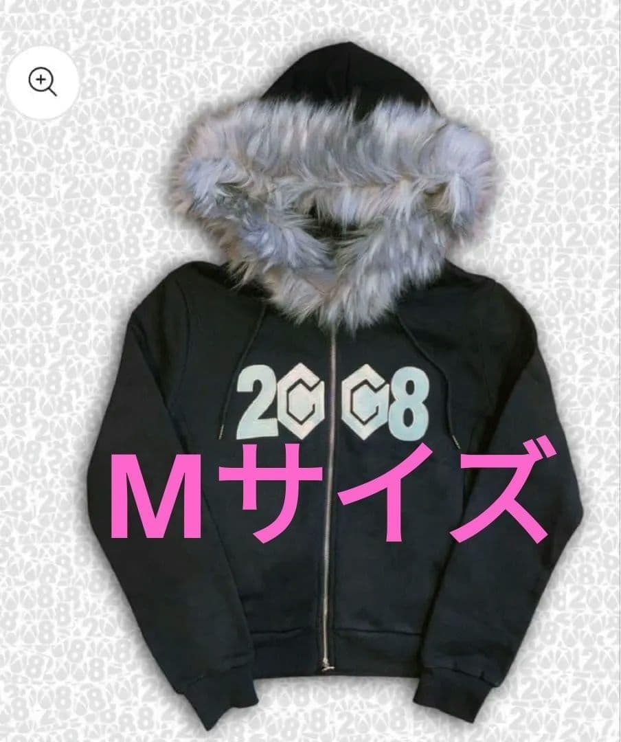 fti fuckthisindustry ファー　パーカー フーディー　黒　M