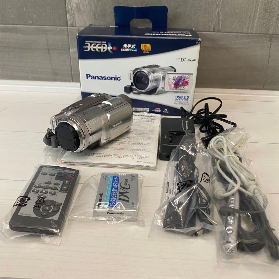 【美品】 Panasonic パナソニックNV-GS250-S ビデオカメラ