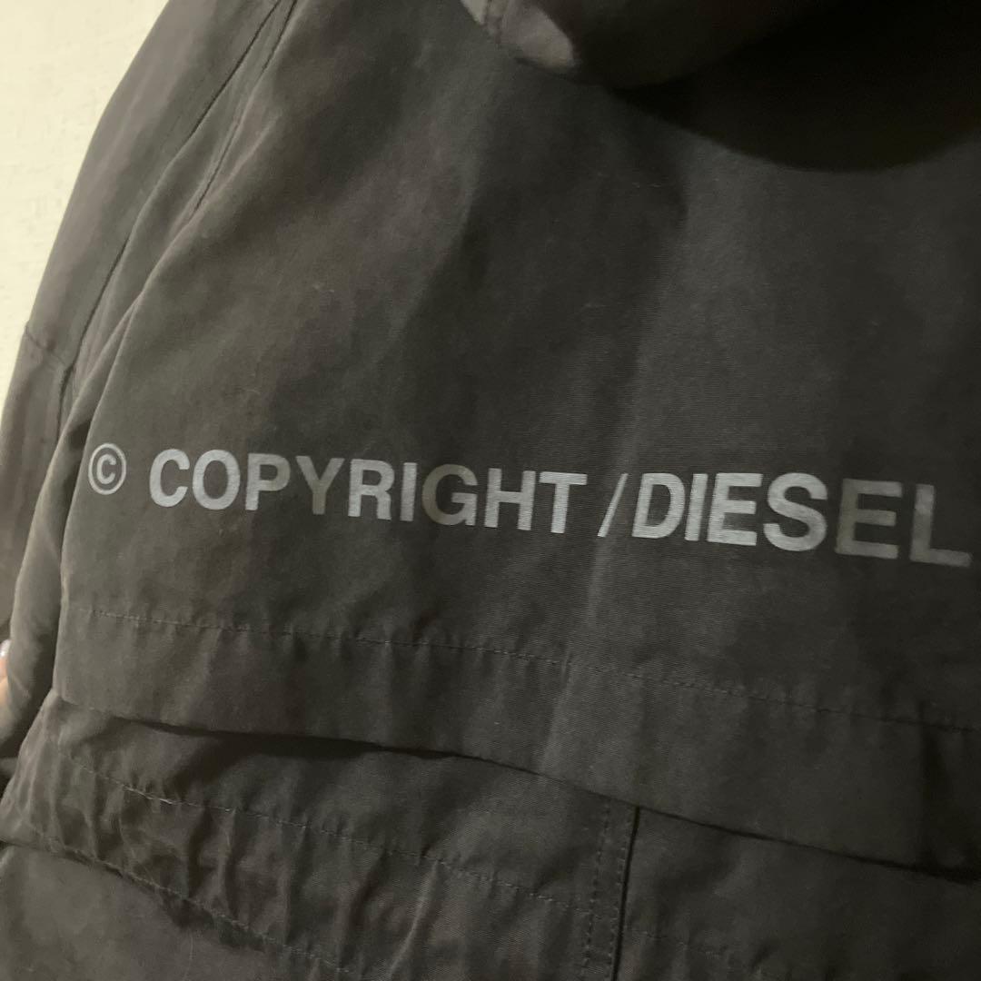 DIESEL ブラック モッズコート