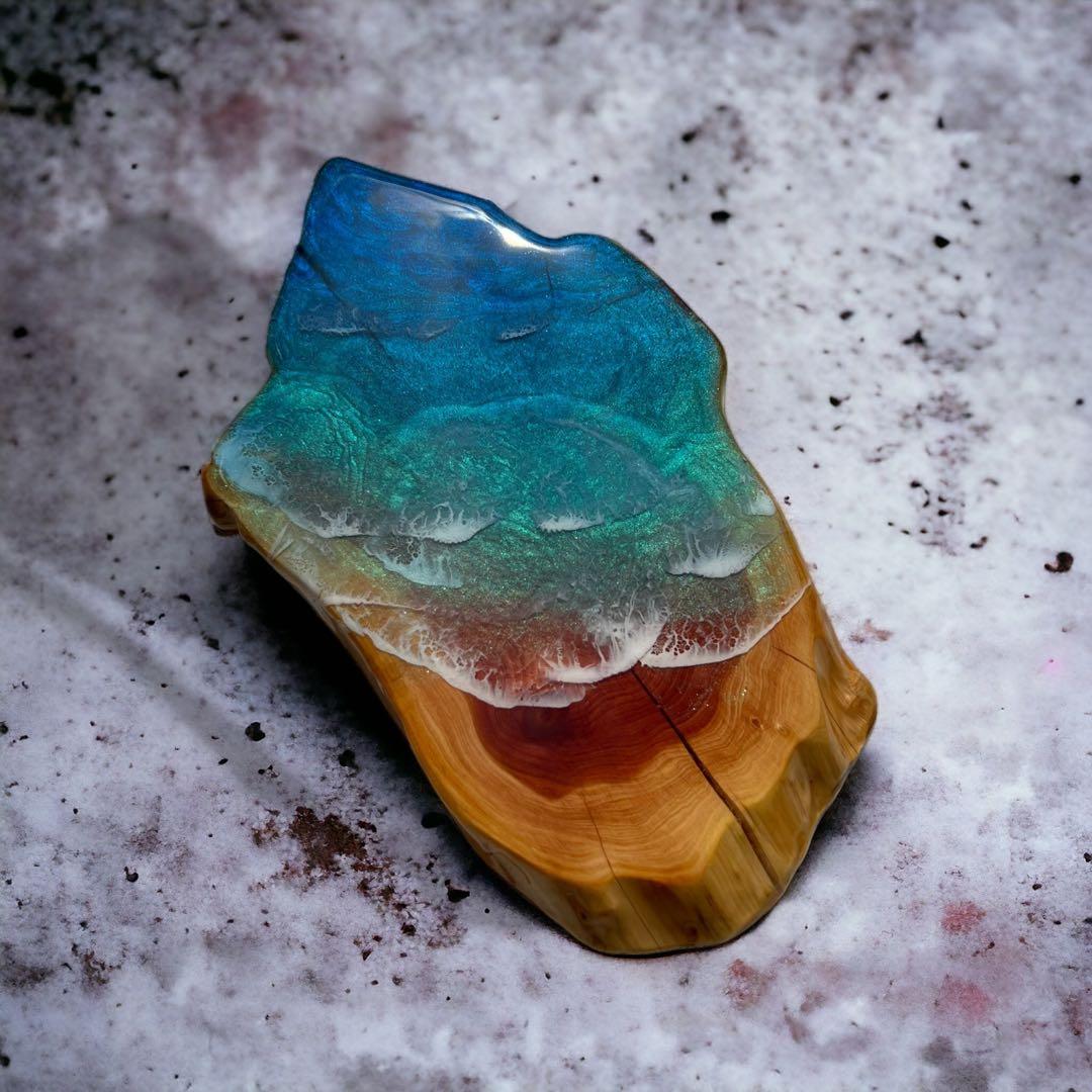 一点物　レジンアート　海アート　インテリア　オーシャンアート　無垢