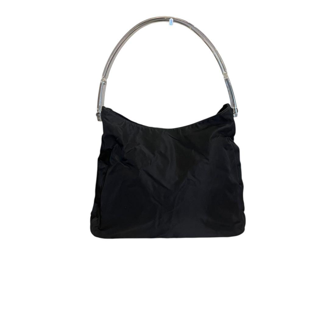 PRADA ナイロン ハンドバッグ クリアハンドル