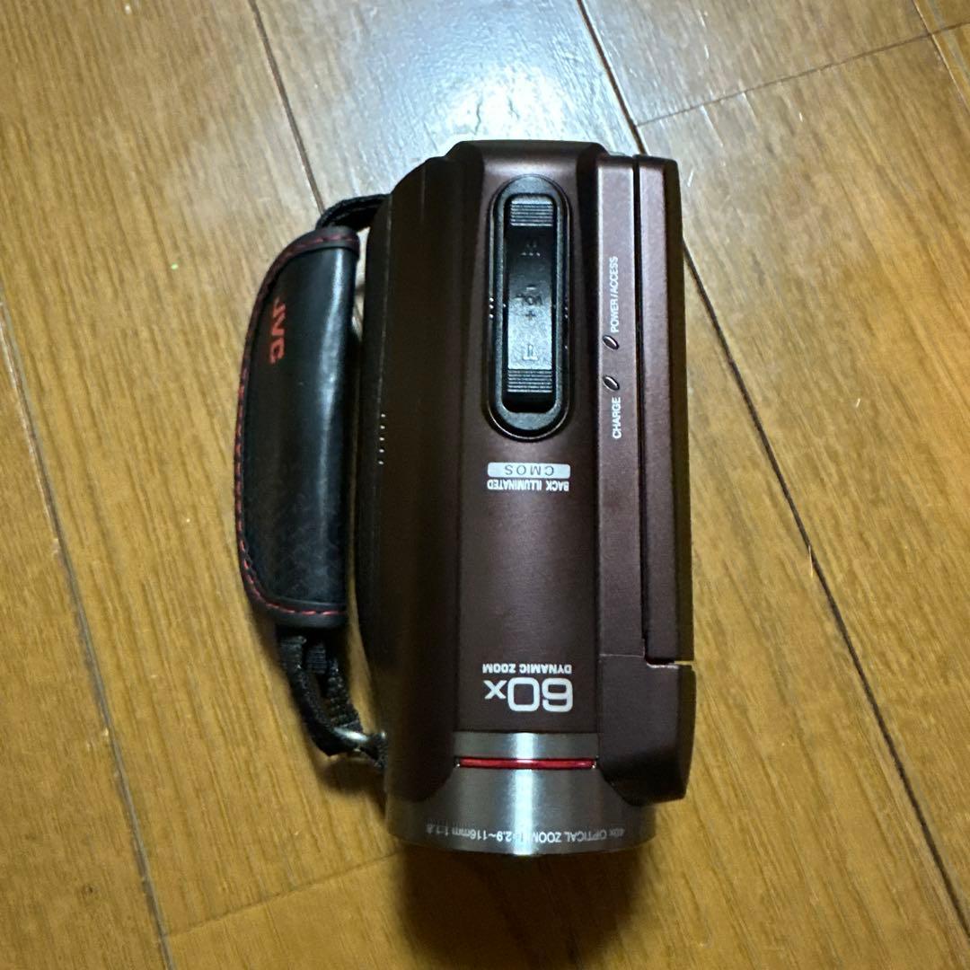 JVC ビデオカメラ EVERIO 防水 防塵 内蔵ブラウン GZ-R300-T
