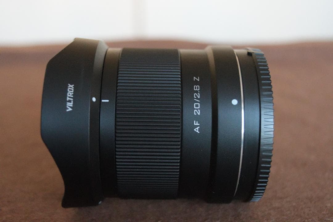 超美品 VILTROX AF 20mm F2.8 Z ニコンZ用 フィルター付