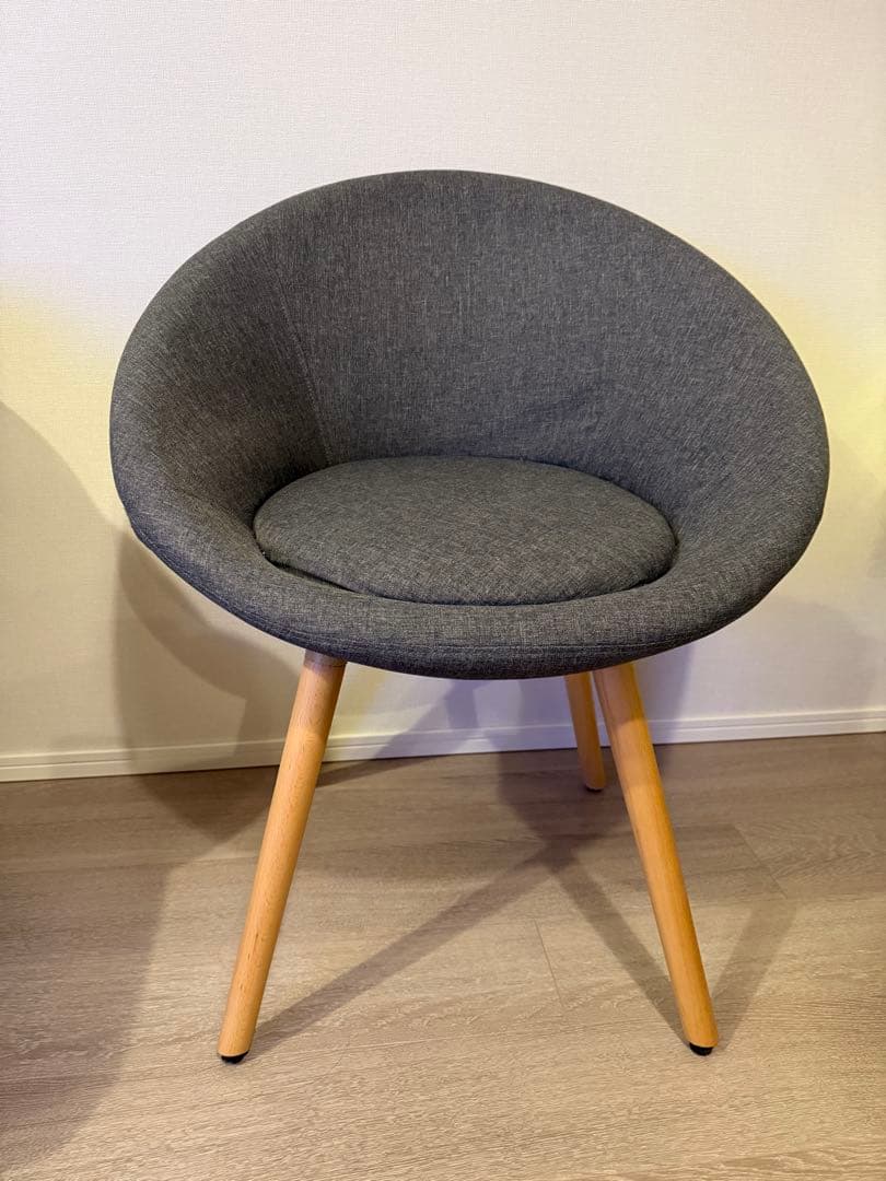 ダイニングチェア　イームズチェア　グレー