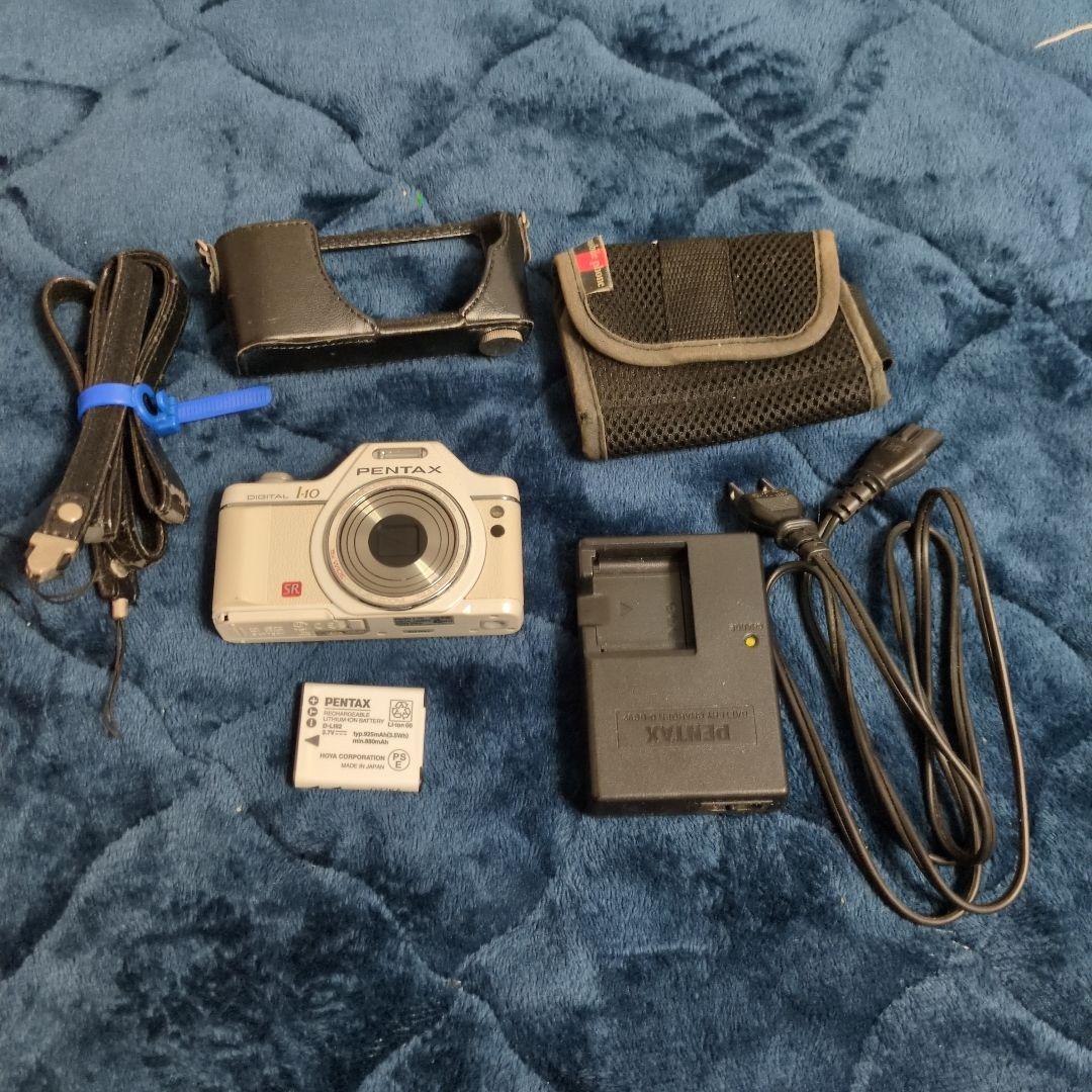 動作確認済　PENTAX　I-10　コンパクトデジタルカメラ　レトロ　充電器付