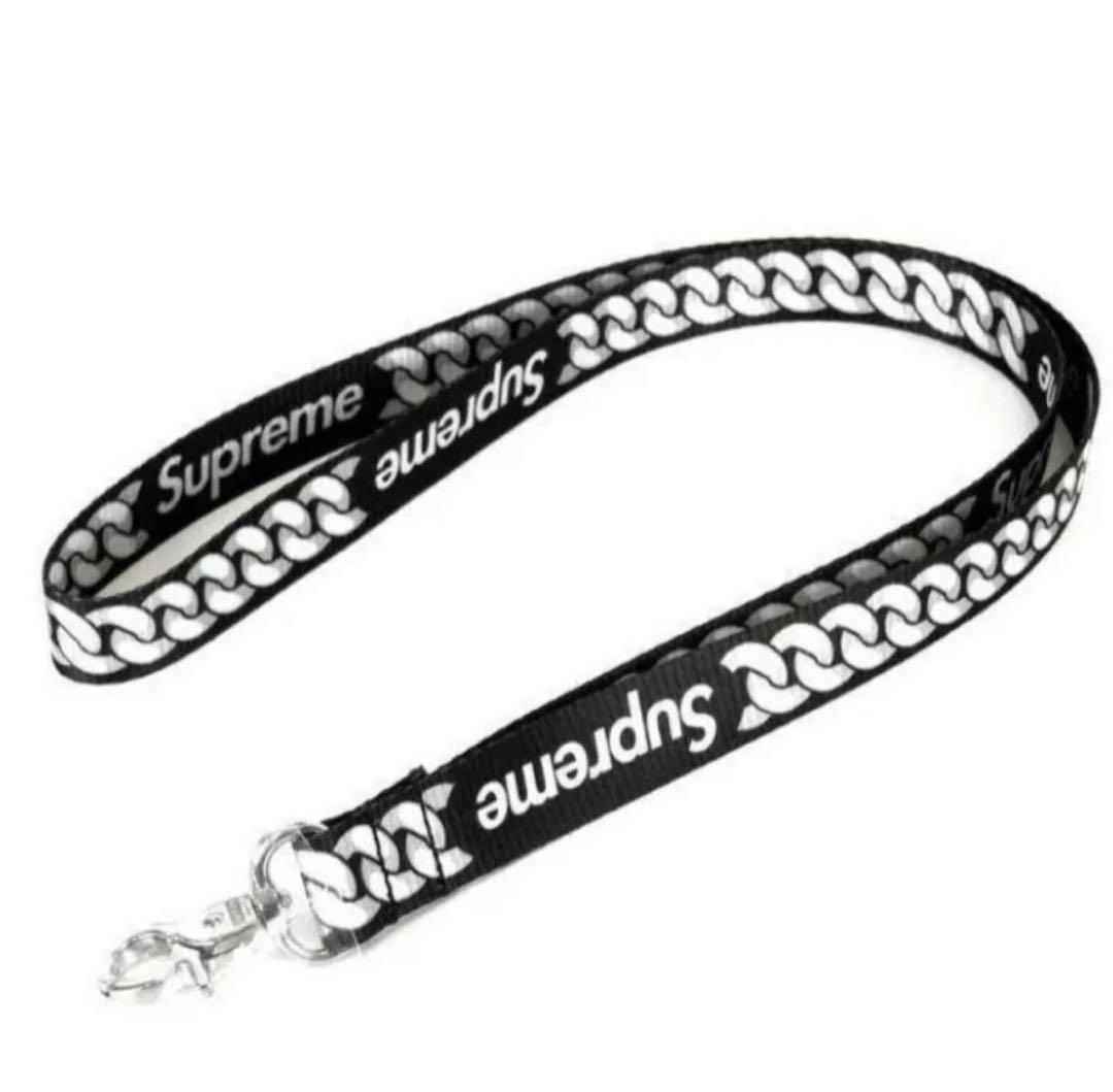 Supreme Cuban Links Lanyard ブラック