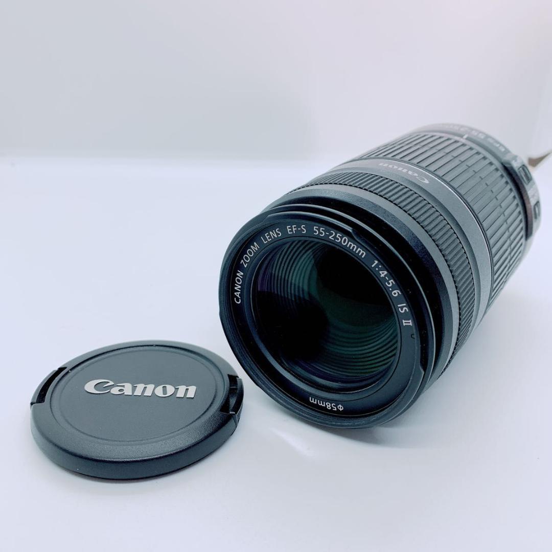 キャノン　レンズ　美品　55-250 EF-S 4-5.6 MKC0037