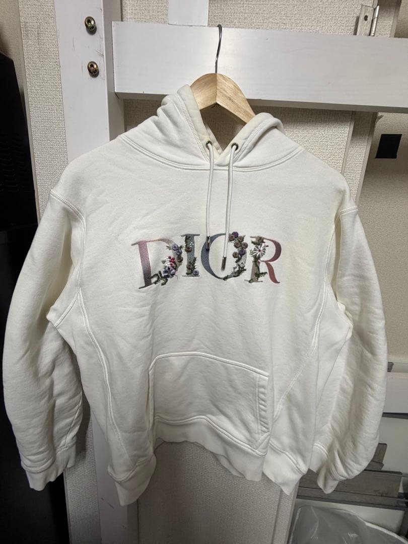 Dior フラワープリント パーカー Lサイズ