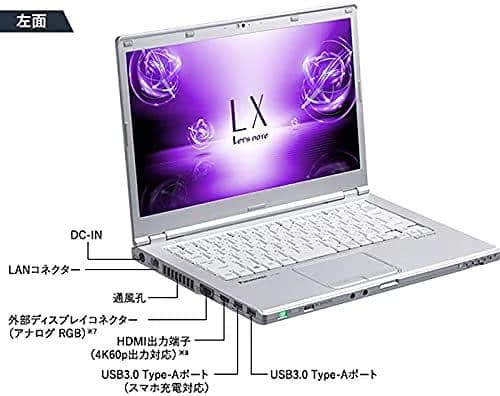 （美品） Let's note CF-LX6　MSオフィス2019付属
