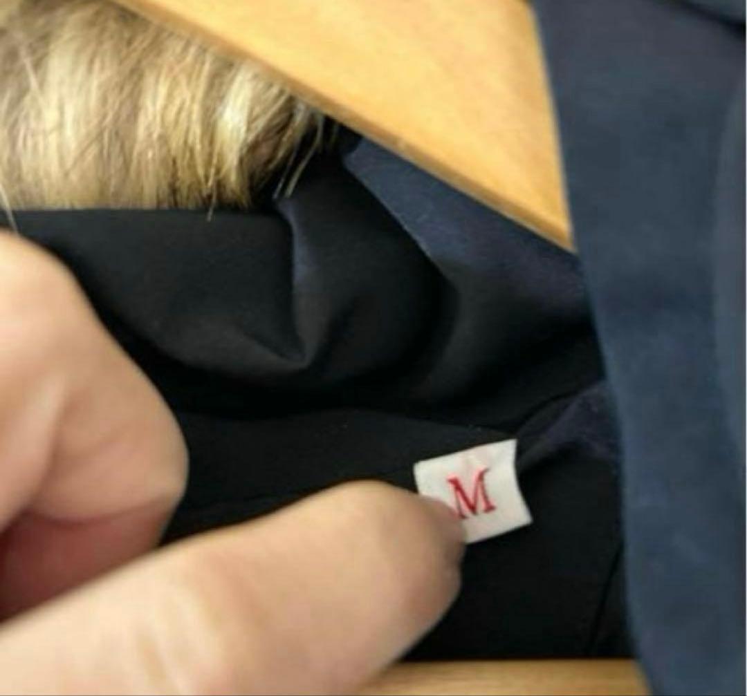 ダントン★ファー付きダウンジャケット　ネイビー　サイズM ナイロンタッサーkm